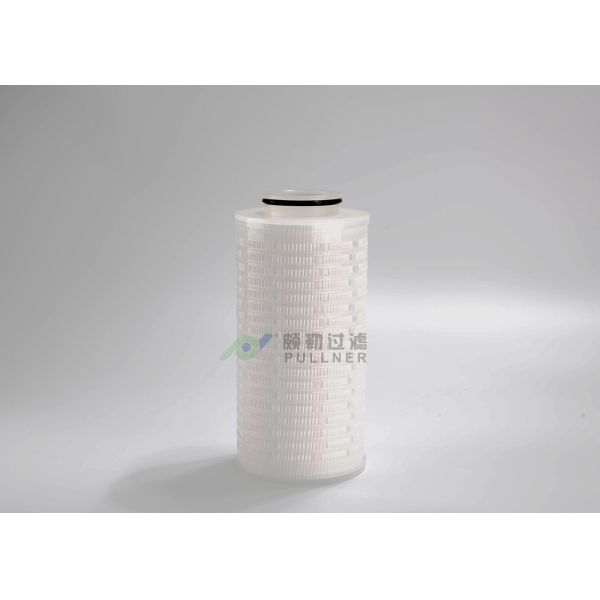 Buy 20 Inch PES Membrane Filter Cartridge Pleated for Final Filtration 0.2 Micron at wholesale prices