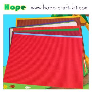 Colorful craft corrugated quilling paper for DIY toys / handcraft kids hand