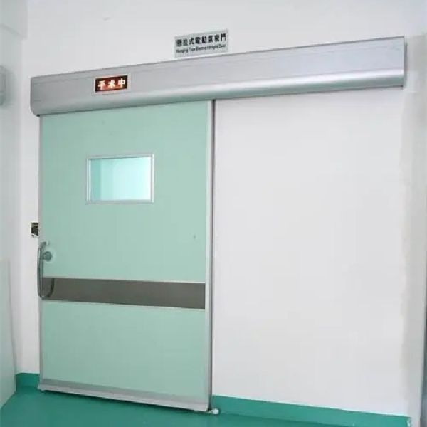 Sterile Operating Room Doors with Automatic Sliding Mechanism for Seamless