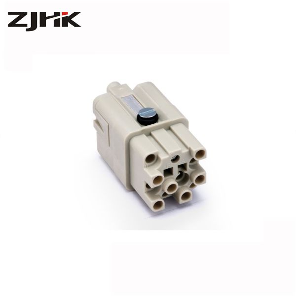 12 Pin Multipole Connectors Waterproof DIN Connector With Copper Alloy Crimp Contacts