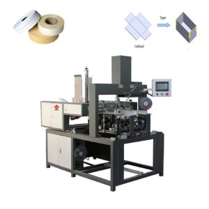 China Box Corner Stay Machine / Automatic Rigid Boxes Four Corner Pasting Machine on sale