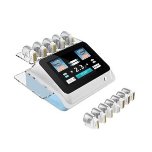 Vertical Ultrasound Hifu Therapy Machine Body 30000 Shots Probe SMAS Transducers