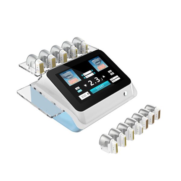 Vertical Ultrasound Hifu Therapy Machine Body 30000 Shots Probe SMAS Transducers