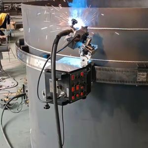 Restaurant Tank Girth Welding Machine with MIG/MAG 500 Power Source and 15m