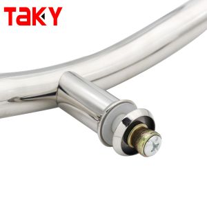 Customized S Shape Round Tube Back to Back Glass Sliding Door Pull Handle