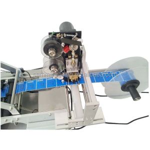 Semi Automatic Round Bottle Labeler, Labeling Machine with Production Date,batch