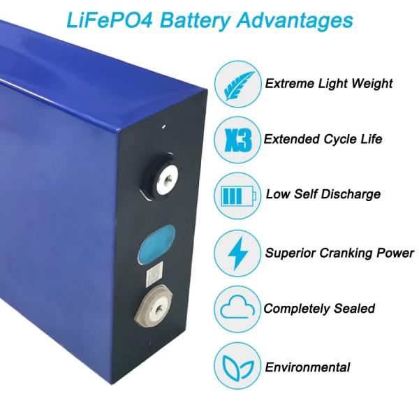 OEM LFP LiFePO4 Battery Cell 280Ah 3.2V Prismatic Cells LiFePO4