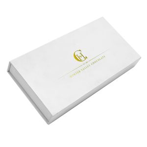 Custom Size Luxury Chocolate Box with Food Grade Paperboard and Cuboid Shape for