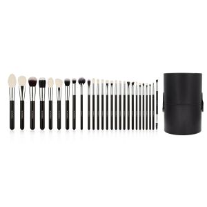 Vonira 27 Pieces Luxury Makeup Brushes Set With Brush Cylinder