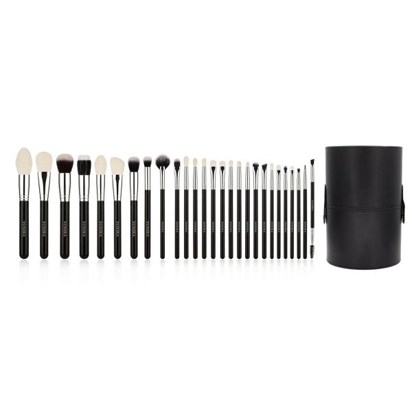 Buy Vonira 27 Pieces Luxury Makeup Brushes Set With Brush Cylinder at wholesale prices