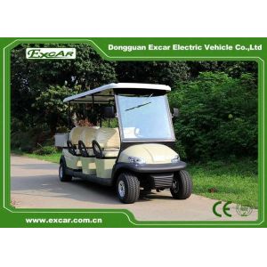60KM-80KM Range Electric Golf Carts With Aluminum Cargo Box