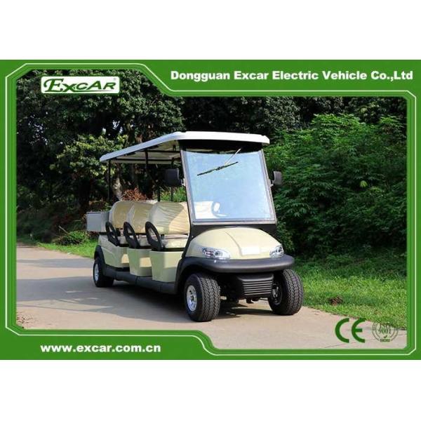 60KM-80KM Range Electric Golf Carts With Aluminum Cargo Box