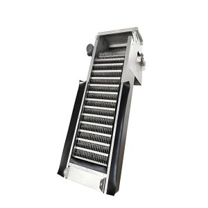 Quality Rotary Mechanical Grille Engine Gear Motor Components Rotary Mechanical Grille Waste Treatment Product Rotary Mechanical Grille for sale