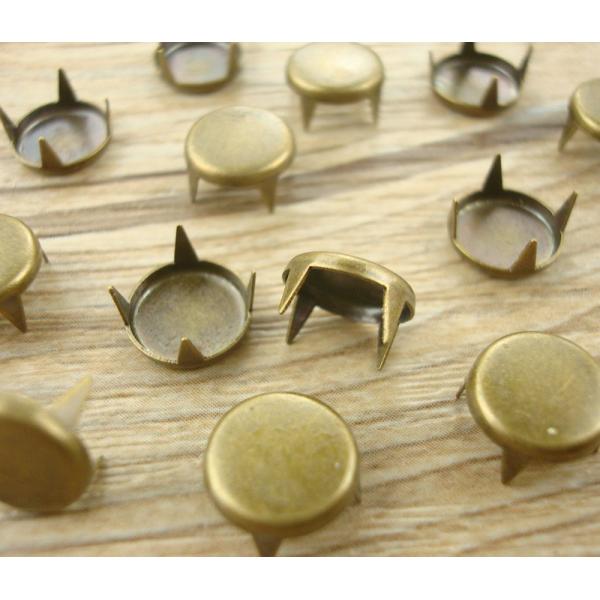 double single cap head metal decorative rivets for shoes bag clothing