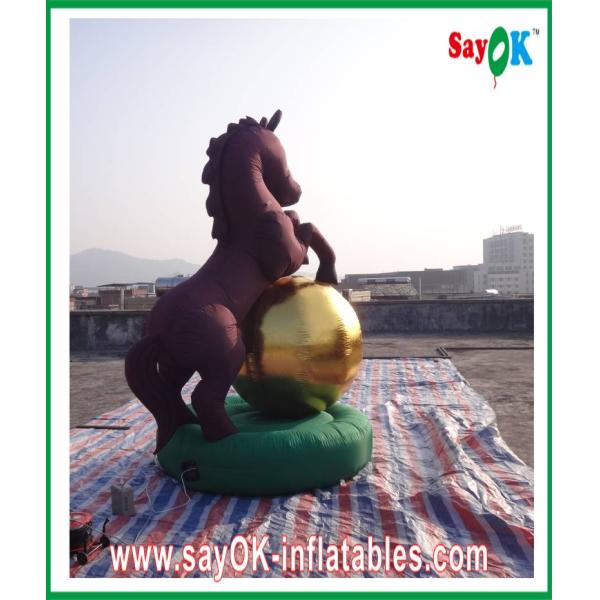 Inflatable Character Balloons Events Inflatable Horse Oxford Cloth / PVC Height 3m - 8m SGS