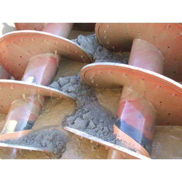 Buy Dewatering Single Spiral 30t/H Screw Sand Washer 7.5kw at wholesale prices