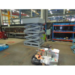 Stationary Hydraulic High Lift Table Scissor Type for Goods Carrying Capacity