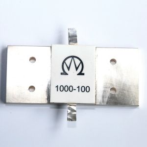 High Power RF Flange Resistor 1200W with Ceramic Composition and Wide Operating