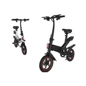 Small Folding Electric Assist Bike , Ergonomics Design Lightest Electric Folding