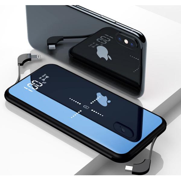 Buy External Power Bank Qi Wireless Charger / Type C Micro USB Power Bank Charger at wholesale prices