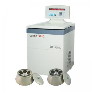 China Refrigerated Centrifuge GL-10MD 10000pm with 7075-T6 Forged Alloy Aluminum Rotor on sale