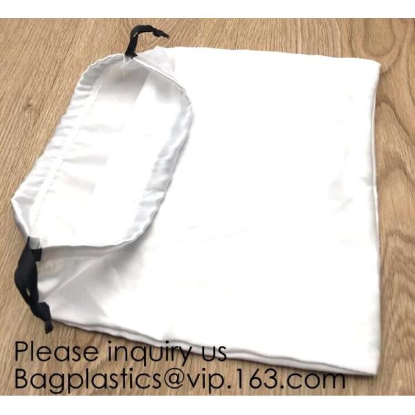 Satin Gift Bag For Midi Wrap Dress,Elegant Purple Satin Pouch For Rings,Satin Drawstring Bag For Cosmetic, bagease pack