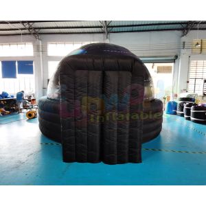 ODM Portable Black Mini Advertising Dome Inflatable Tent