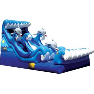 Quality Inflatable Water Slide / inflatable giant wet slide/ inflatable ocean slide for sale