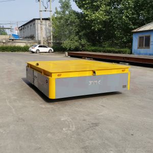 10 Tons Steerable Transfer Trolley With Hydraulic Lifting Table