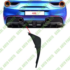 For Ferrari 488 GTB Spider Rear Bumper LH Inner Fin External Radiator Rear Fin OEM 86640400