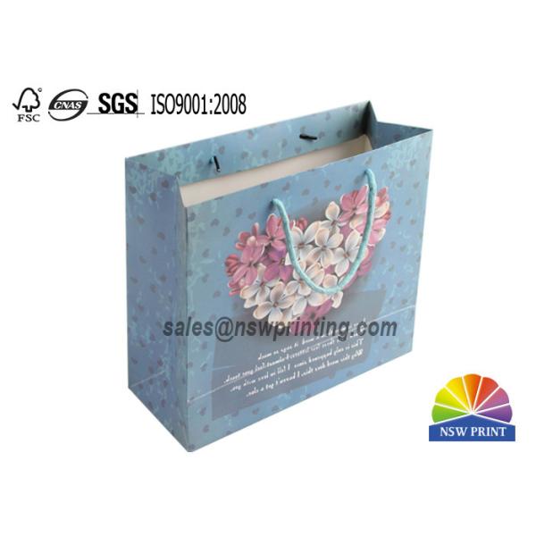 Buy Luxury Crafted Paper Gift Bags Custom Printed CMYK Paper Carry Bags at wholesale prices