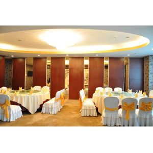 Laminated Decorative Movable Partition Wall / Hotel Folding Room Divider