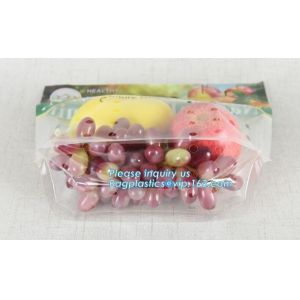 resealable stand up pouch slider zipper fresh fruit/vegetable protection