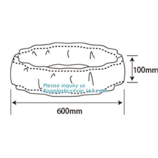 disposable plastic car steering wheel covers, 14 inch clear wheel steering cover
