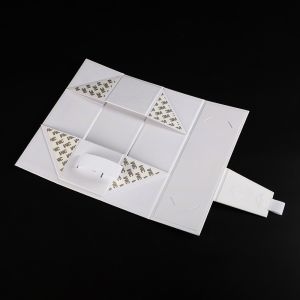 Handle Wine Bottle gift box UV Luxury Packaging Flat Cardboard gin champagne