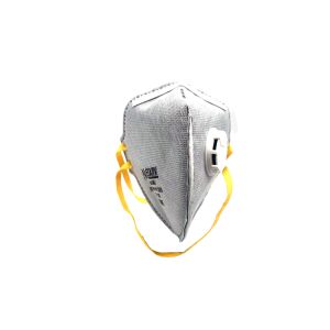 China Facial Disposable Valved Dust Mask With Adjustable Aluminum Nose Clip on sale