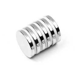 Buy D14x2.5mm super strong sintered hard disc neodymium magnet button at wholesale prices