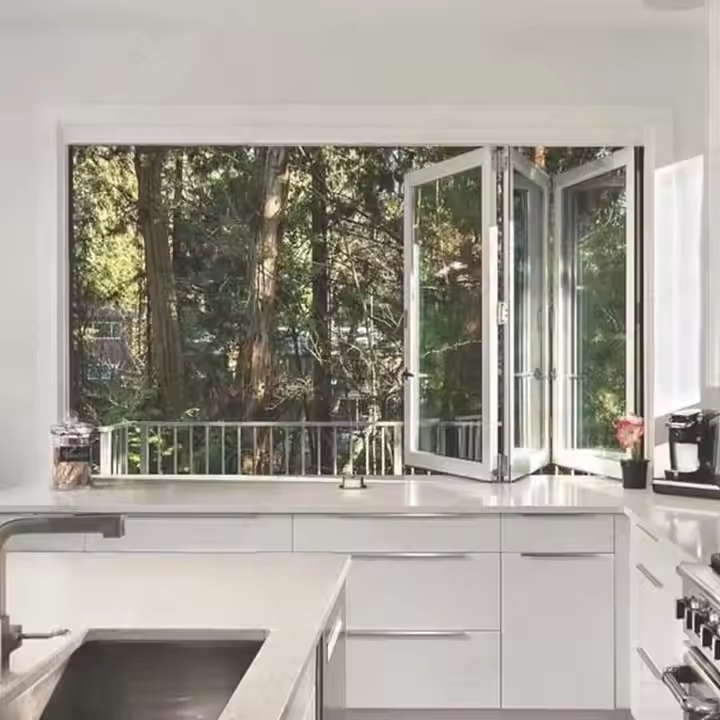 Studio-Grade Folding Window Replicating Traditional North-Facing Illumination