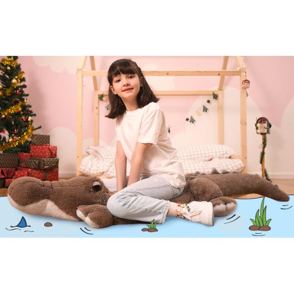 Giant Alligator Stuffed Animal Soft Large Crocodile Plush Toy Cute Style Gifts Kids Boys Girls