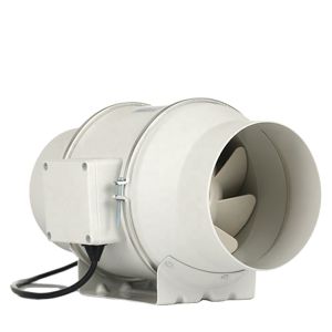Silent and Durable Two Speed Mixed Flow Inline Duct Fan for Weatherproof HVAC