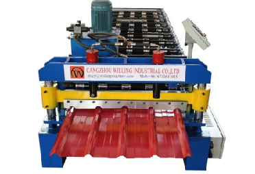 IBR Roofing Tile Roll Forming Machine Fit Width 1000mm GI PPGI Pre Painted Steel Coil