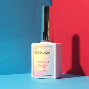 Cure time LED Lamp 30s Clear Matte Top Coat 15ml for Long Lasting No Wipe Soak