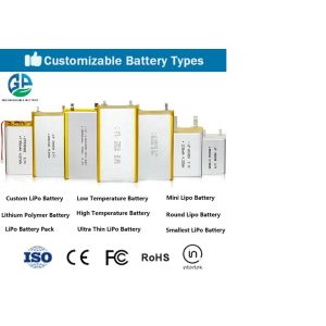 803035 3.7v 7.4v 800mah Lithium Polymer Rechargeable Battery KC CB Certification