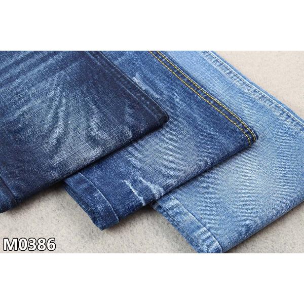 10.5oz Cotton Polyester Spandex Denim Fabric Warp Slub Jeans Material