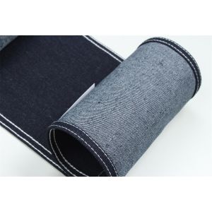 Recycled Fiber Denim Fabric In A Very Deep Blue 11.5 Oz High Elasticity