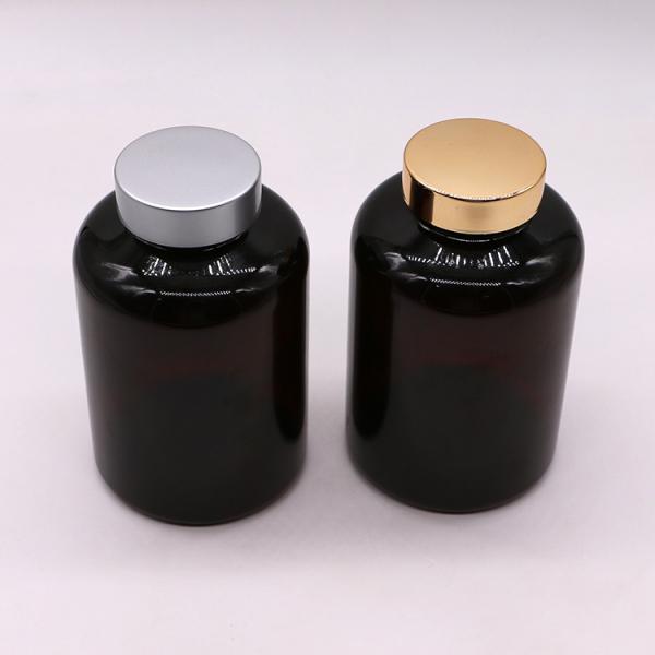 SCREW CAP and Customized Color Label Stickers for 500ml Plastic PET Medicine Container