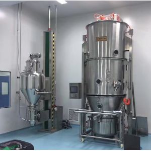China Chemical Vertical 366 Kg/H Fluid Bed Dryer on sale