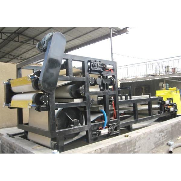 Sewage Desilting Thickening Wastewater Belt Press Filter Sludge Dewatering Belt Machine