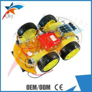 Quality Remote Control Arduino Car Robot Bluetooth Infrared Controlled with Ultrasonic module for sale