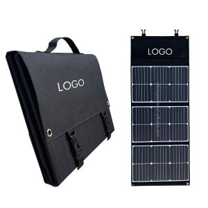 Quality Black And White Monocrystalline Silicon Foldable Solar Panel 60W for sale
